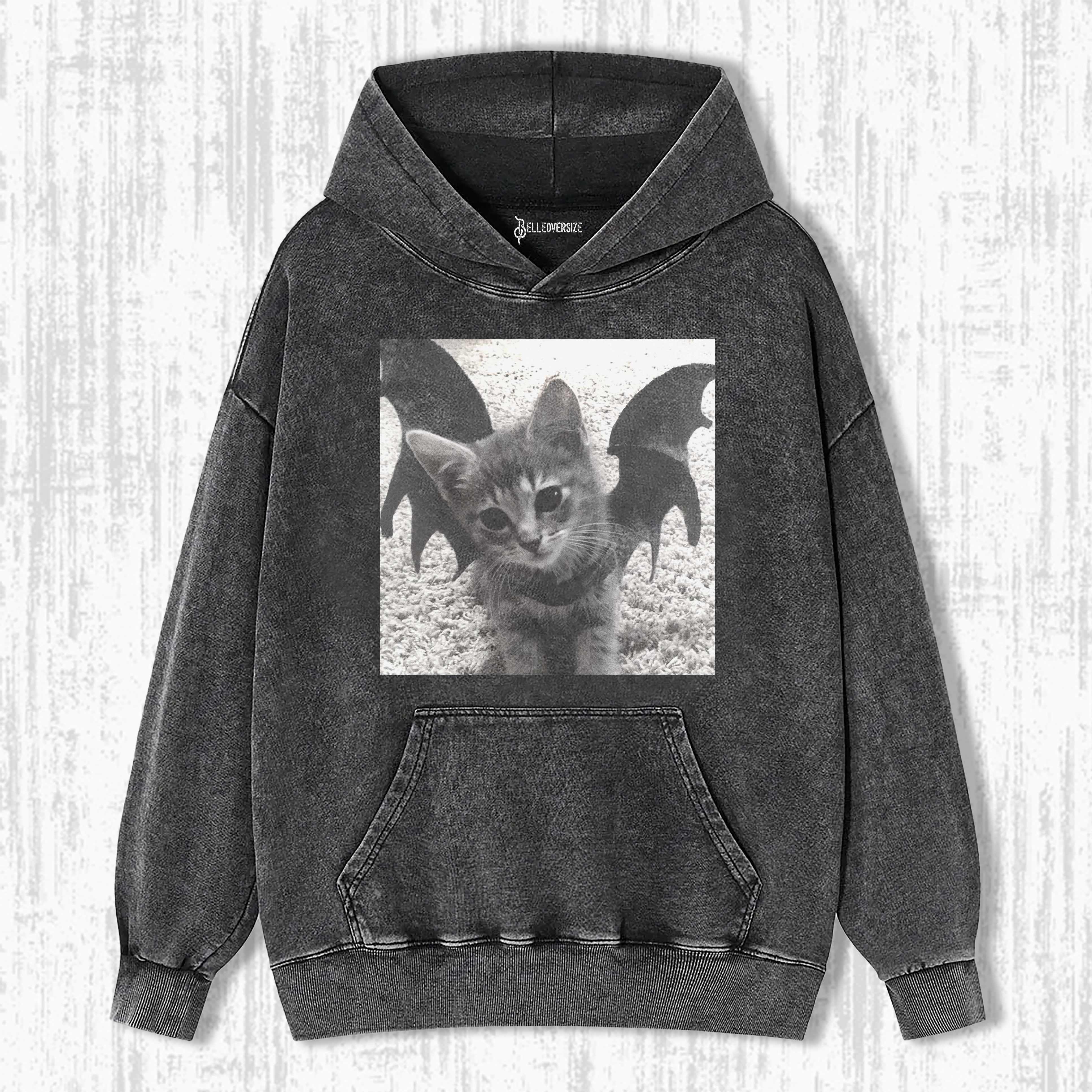 WACKY CAT  HOODIE